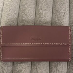 Coach Women's Maroon Wallet